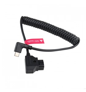 Type C angle male to D-tap coiled cable Alvin's Cables Dummy Adapter Used for camera and UAV power supply